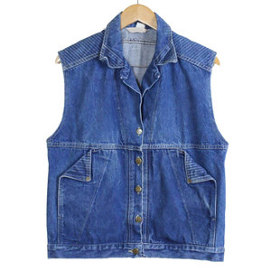 Chaleco Vaquero Transpirable para Hombre, 100% Algodón, Botones Frontales, Prenda Exterior Informal Moderna, Servicio OEM de Alta Calidad - Product Image 1