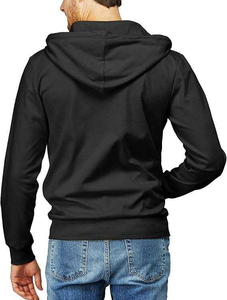 Sweat-shirt à capuche unisexe à fermeture éclair intégrale, coupe confortable, en molleton bouclette 100% coton épais 300g, pour l'automne - Product Image 2