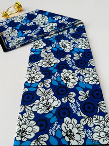 Premium Kenya African Wax Print & Ankara Cotton Fabric Vibrant Cultural Pattern for Fashion Production - Product Image 3