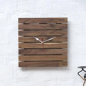 Wood Acacia mango Quality Home Decorative Items Wood <b>Wall</b> <b>Clock</b> for <b>Living</b> <b>Room</b> Bedroom and Office Decoration - Product Image 6