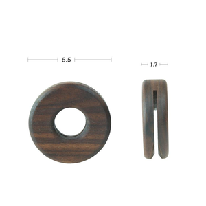 Highly Polished Customizable in Color and Size <b>Wooden</b> Doughnut Shape Sealing Clips Grocery Packed <b>Sealer</b> - Product Image 3