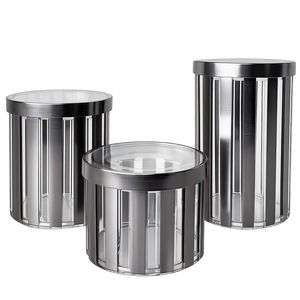 กระปุกอะคริลิคใส่ขนมลายทาง - Product Image 1