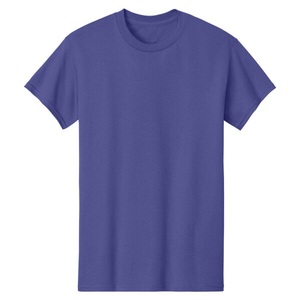 Camiseta de Manga Corta con Cuello Redondo, Color Lila, 100% Algodón, de Alta Calidad, Corte Regular para Hombre, Personalizable, de Secado Rápido - Product Image 4