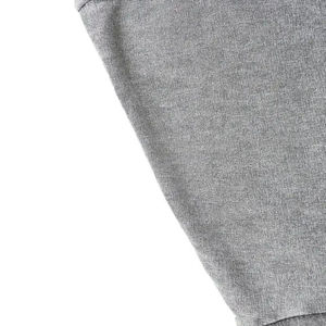 Conjunto de Camiseta y Pantalones Cortos de Algodón Gris Sólido para Hombre, Corte Regular, Casual, Transpirable, Manga Corta, Cuello Redondo, Jersey de 230g, Lavado - Product Image 5