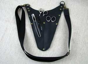 Étui de Ciseaux de Barbier en Cuir de Qualité Supérieure, Anti-Odeur, Confortable, Design Décontracté, Robuste et Multifonctionnel - Product Image 3