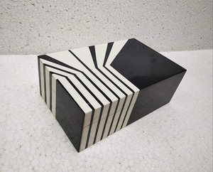 Caja de Almacenamiento de Chocolate con Incrustaciones de Hueso Blanco, Nuevo Diseño, Cajas de Almacenamiento de Joyas con Incrustaciones de Hueso 100% Natural para Regalos de Boda y Decoraciones - Product Image 6