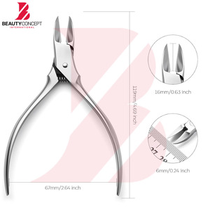 Nouvel outil de beauté professionnel : Pince à cuticules ergonomique en acier inoxydable de haute précision pour éliminer les peaux mortes - Product Image 5