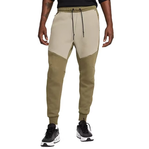 Jogging unisexe en molleton technique pour homme, 100 % coton, toile de haute qualité, confort quotidien, couleur marron, OEM/ODM - Product Image 2