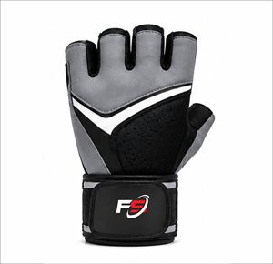 Custom Leather Baseball Batting Gloves Lightweight Breathable <b>Half</b> finger Training Gloves Hook and Loop Anti <b>Slip</b> for Adults - Product Image 2
