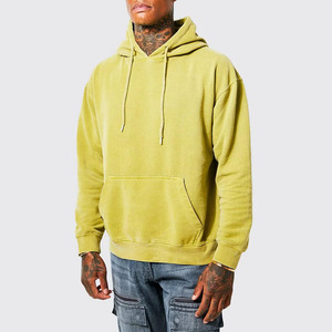 Custom Manufacturer <b>Sweatshirt</b> 600gsm Heavyweight Thick Distressed Cropped Zip up Acid Wash Zip up Hoodies Men - Product Image 3