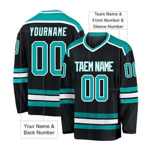Camisetas de Hockey sobre Hielo, Colores Personalizados, Todas las Tallas, 100% Poliéster, Fabricante, Transpirables, Antibacterianas, Uniformes Deportivos para Equipos - Product Image 4