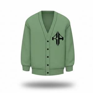 Cardigan pour homme en laine/acrylique de haute qualité avec logo personnalisé, collection Hiver 2026, vente en gros par RIVIAN ATLANTIC - Product Image 1