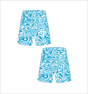 Custom Men Sublimation <b>Mesh</b> Basketball Shorts Quick Dry Training Gym Fitness Sports Shorts Sky Blue <b>Marble</b> Swirl Graphic Shorts - Product Image 1
