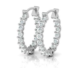 Boucles d'oreilles en diamants de laboratoire, directement de l'usine, pour cérémonies de mariage et réceptions, disponibles au prix export. - Product Image 5