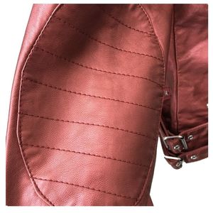 Custom Design Women's Crop Top <b>Short</b> <b>Leather</b> Jacket Custom Logo High Quality Breathable Cow Skin <b>Leather</b> Vintage Slim Fitted - Product Image 6