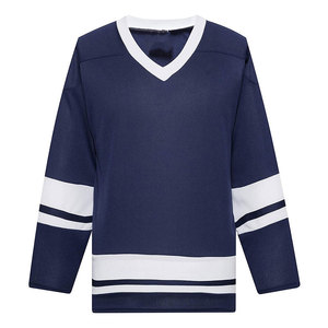 Camiseta de hockey sobre hielo unisex de manga larga, sublimación, 100% poliéster, ropa deportiva personalizada, camisetas de hockey sobre hielo para equipos. - Product Image 3