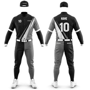 Uniforme de Béisbol para Hombre Inflow Sports de la Mejor Calidad, 100% Poliéster Transpirable, Conjuntos con Logotipo Personalizado, Opciones de Tallas Grandes, para Todas las Temporadas - Product Image 1