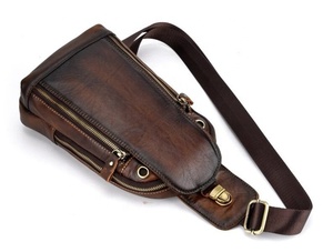Bolso de Pecho de Cuero Multiusos y Elegante, Servicios OEM, Alta Calidad, con Cierre de Cremallera, Bolso de Pecho de Cuero Moderno - Product Image 2