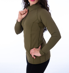 Chemise d'équitation professionnelle de luxe haut de gamme pour femme, décontractée, unie, avec logo brodé, légère, à séchage rapide - Product Image 5