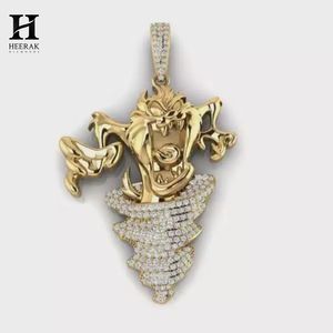 Colgante de Lujo con Personaje Tornado Taz, Totalmente Cubierto de Diamantes, Collar con Colgante Personalizado con Temática de Película, para Joyería Brillante al por Mayor - Product Image 2