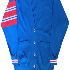 Pull cardigan tricoté à manches longues College University - Product Image 2