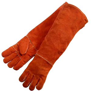 Guantes de Soldadura de Seguridad de Cuero Premium HARAZ HRZ-167, Resistentes al Fuego, Antideslizantes, Elegantes, Ecológicos, para las Cuatro Estaciones, Sin Forro - Product Image 5