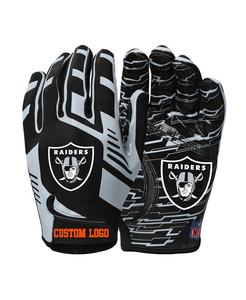 Nouveau design Gants de football américain confortables, doux et personnalisés, design d'équipe Gants de sport collants du Pakistan - Product Image 5