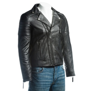 Winter Season Full Sleeve Side <b>Pockets</b> and Zip Closure High Demanded Wholesale Price Genuine Leather <b>Jackets</b> - Product Image 1