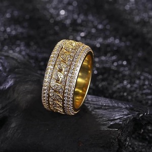 Bague Hiphop en Moissanite en Gros – Accessoire de Bijouterie de Luxe pour un Style Moderne – Fournisseur en Gros - Product Image 2