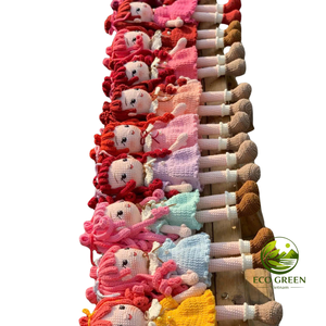 Muñeco de Ganchillo Hecho a Mano, Amigurumi, Juguete de Peluche, Estilo Coreano, Figura Coleccionable de Peluche para Decoración de Habitaciones y Dormitorios, Venta al por Mayor - Product Image 4