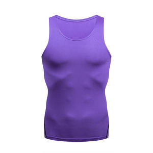 Débardeur Femme Nouvelle Collection Sans Manches en Polyester/Coton Écologique Respirant Séchage Rapide Toile Teintée Unie Col Carré Haut de Gamme - Product Image 6