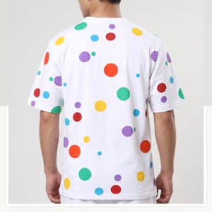 T-shirt personnalisé à épaules tombantes 100 % coton coupe ample imprimé numérique uni décontracté pour homme col rond manches courtes séchage rapide - Product Image 2