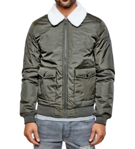 Veste bomber streetwear tendance avec poche zippée pour homme, logo personnalisé, coupe-vent pour homme, veste de haute qualité pour homme - Product Image 4