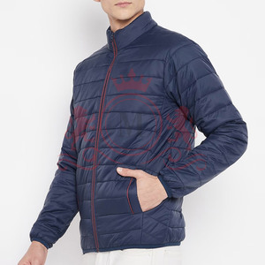 <b>Top</b> Quality Puffer Jacket Cold Weather Outerwear Quilted Body Elastic Cuff Full Zip Practical Wear For <b>Men</b> - Product Image 5