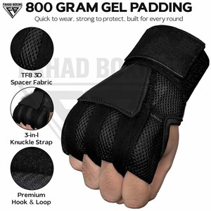 Guantes de MMA Reutilizables Personalizados OEM ODM, Vendas Rápidas para Boxeo, Transpirables, Absorbentes de Sudor, Cierre de Calidad Premium, Duraderos y Económicos - Product Image 2