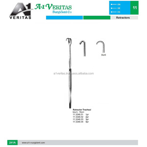 Retractor Traqueal A-1 VERITAS de Alta Calidad, Punta Roma, OEM Personalizable, Base de 16 cm, Retractor Quirúrgico |   Kit de sutura, instrumento médico - Product Image 6