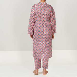 Conjunto de camisa y pantalón Cambric estampado para hombre de 2 piezas PS3121 - Product Image 2