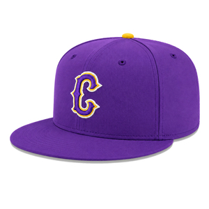 <b>Purple</b> Embroidered C Logo Snapback Cap Unisex Casual Adjustable <b>Hat</b> 58-60CM Four Seasons Wear - Product Image 4