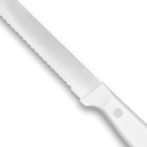 Cuchillo de Cocina Premium de 5 Pulgadas con Mango Blanco de Triple Remache, Hoja Afilada de Acero Inoxidable para Pan, Tomate y Frutas - Product Image 6
