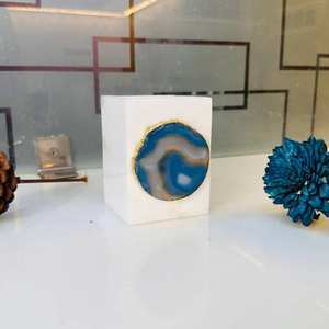 กระถางดอกไม้หินอ่อนทำมือสวยงามสำหรับตกแต่งบ้าน ขายส่ง ราคาดีที่สุด คุณภาพดี - Product Image 1