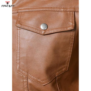 Chaqueta de Motociclista de Cuero Vacuno y Piel de Oveja, Diseño Personalizado, Alta Calidad, Corte Ajustado, Estilo Universitario, Parte Delantera Impermeable y Transpirable - Product Image 6