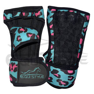 ถุงมือออกกำลังกายแบบไร้นิ้ว ถุงมือยิมกันลื่นนีโอพรีนพร้อมสายรัดข้อมือ ถุงมือฝึกซ้อมเพาะกายยกน้ำหนักแบบระบายอากาศได้ - Product Image 1