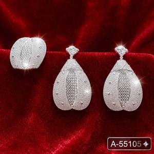 Clásicos Pendientes de Corazón con Incrustaciones de Coral y Perlas de Imitación, Chapados en Oro de 24K, Aleación de Zinc, para Mujer, Joyería de Fiesta, Modelo 55104 - Product Image 2