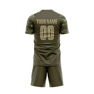 Uniformes de fútbol de alta calidad, camisetas de fútbol, venta al por mayor, logotipo personalizable, transpirabilidad, conjuntos de camisetas de fútbol para hombres de dos piezas - Product Image 3