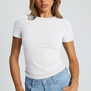 Nuevo Top Corto Transpirable y Elegante para Mujer, Diseño Moderno, Ropa Casual de Calle, Top Corto de Algodón para Conjuntos de Verano a la Moda - Product Image 3