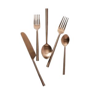 Luxury Stainless Steel Cheese Knife Set with White Marble Handles and Rose <b>Gold</b> Finished Modern <b>Kitchen</b> Flatware <b>Accessories</b> - Product Image 2