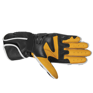Gants de moto d'aventure robustes en polyester et nylon, à doigts entiers, compatibles écran tactile, imperméables et avec protection des articulations. - Product Image 5
