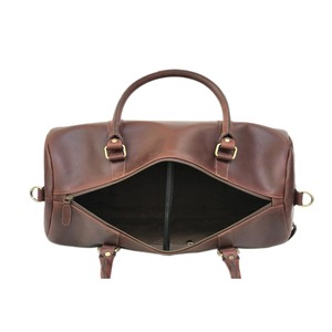 Sac de voyage en cuir véritable marron pour homme, écologique, durable, grand format, pour la gym, le sport, les week-ends, les voyages, les nuits, sac de transport, sac fourre-tout - Product Image 3