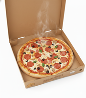 Boîte à pizza en papier kraft hexagonale avec logo personnalisé 8 10 12 pouces Réutilisable Imperméable Paillettes Bronzage Emballage alimentaire pour pizza surgelée