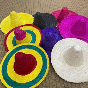 หมวกทรงโซมเบรโรสานจากฟางธรรมชาติขายดีที่สุด ลายทาง สำหรับงานซินโก เดอ มาโย งานปาร์ตี้ ธุรกิจ ลำลอง ชายหาด งานแต่งงาน ใช้ได้ทุกวัน ตกปลา เล่นสกี - Product Image 1